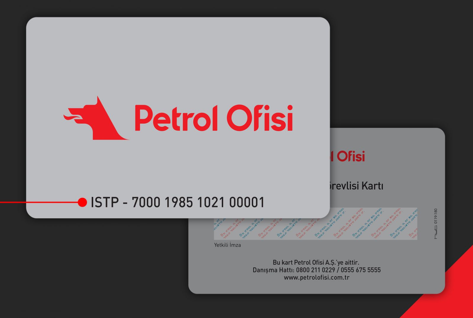 DOD kart baskı örneği